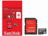 Cartão Micro SD Sandisck 4GB